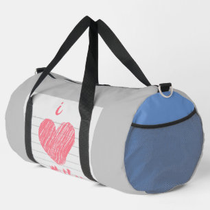 i love mother duffle bag