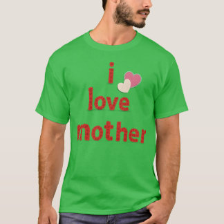 I Love Mother yellow friends T-Shirt