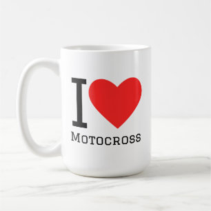 I love motocross coffee mug