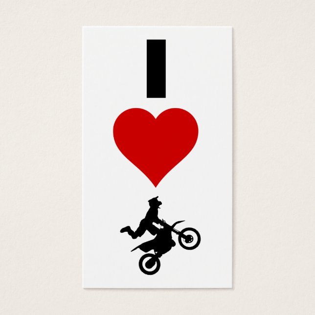 I Love Motocross (Vertical) (Front)