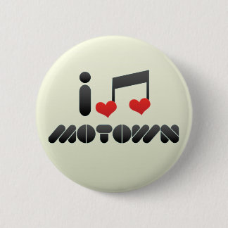 I Love Motown 6 Cm Round Badge