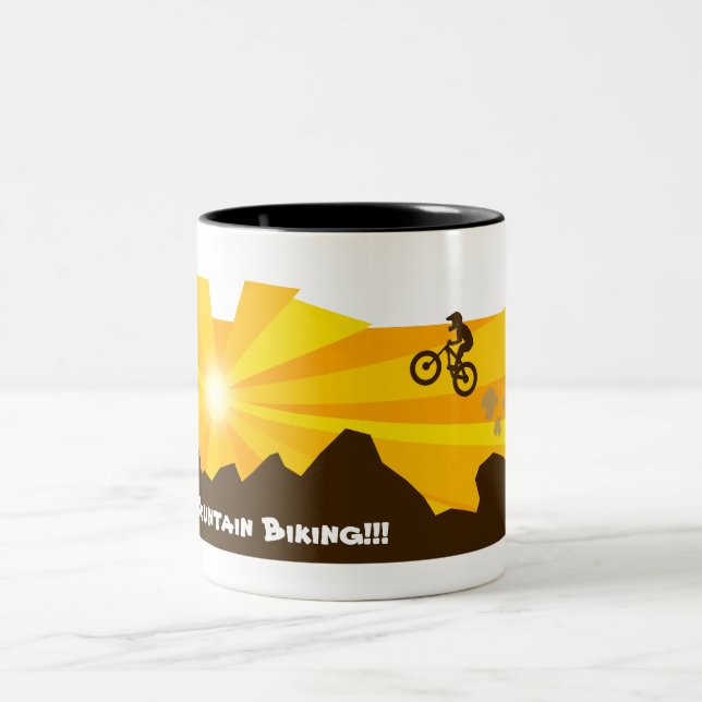 I love mountain biking mug (Center)