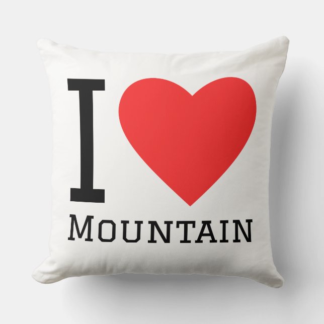 I love mountain cushion (Front)