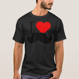 I Love Moustache Rides Funny Inappropriate Suggest T-Shirt