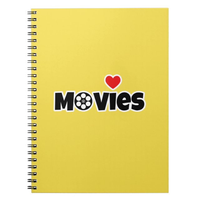 I love Movies Notebook (Front)