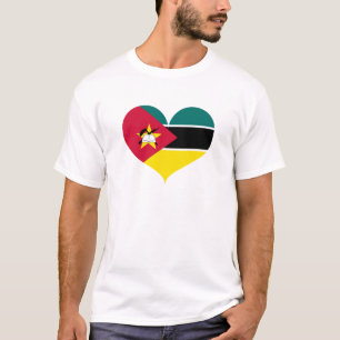 I Love Mozambique Flag T-Shirt