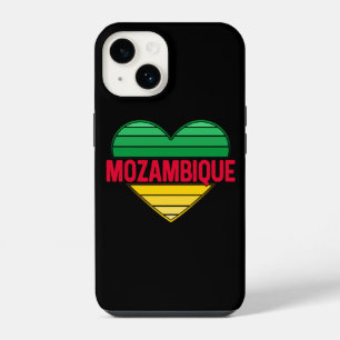 I Love Mozambique, Mozambican Heart iPhone 14 Case