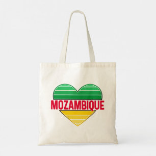 I Love Mozambique, Mozambican Heart Tote Bag