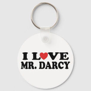 I Love Mr. Darcy Key Ring