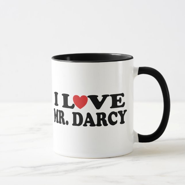 I Love Mr. Darcy Mug (Right)