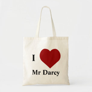 I love Mr Darcy Tote Bag