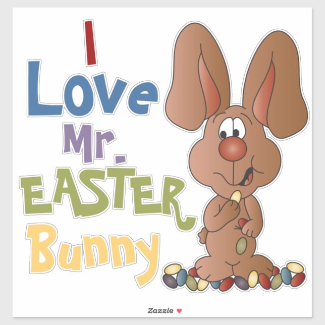 I Love Mr. Easter Bunny (Sheet)