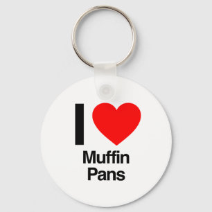 i love muffin pans key ring