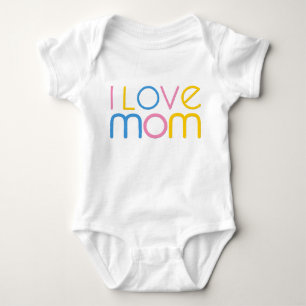 I love Mum Baby Bodysuit