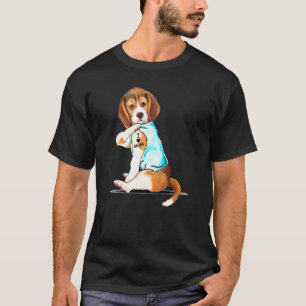 I Love Mum Beagle Harrier Tattooed T-Shirt