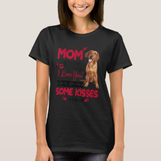 I Love Mum Dacshund Dog Mum Wiener Dog Mother Day  T-Shirt