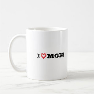 I Love Mum Design Coffee Mug/Personalised Mug