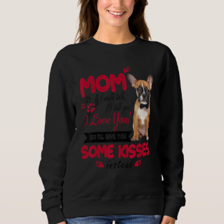 I Love Mum French Bulldog Mother Day Frenchie Mum Sweatshirt