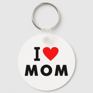 i love mum heart mummy text message mother symbol key ring