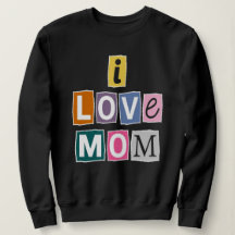 I Love Mum Ransom Note Scrapbook Gift