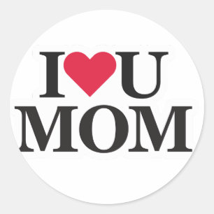 I Love Mum Sticker