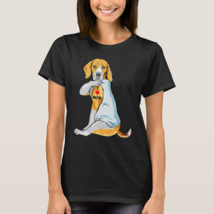 I Love Mum Tattoo Beagle Mum Dog Women T-Shirt