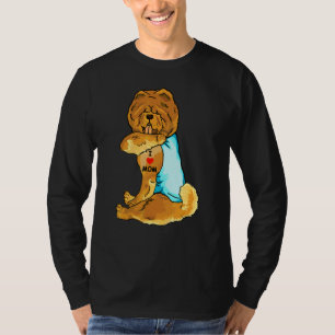 I Love Mum Tattoo Chow Chow Mum Dog Women T-Shirt