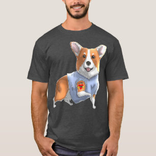 I Love Mum Tattoo Corgi Dog Lover Women Gifts Corg T-Shirt
