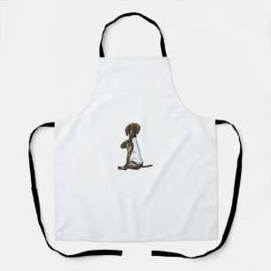I Love Mum Tattoo German Shorthaired Pointer Mum D Apron