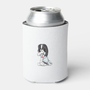 I Love Mum Tattoo Japanese Chin Mum Dog Lover Wome Can Cooler