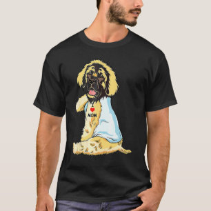 I Love Mum Tattoo Leonberger Mum Dog Mother's Day T-Shirt