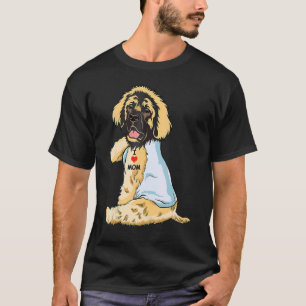 I Love Mum Tattoo Leonberger Mum Dog Women T-Shirt