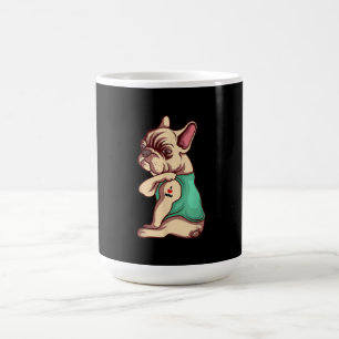I Love Mum Tattoo Lover Funny French Bulldog Gift Coffee Mug