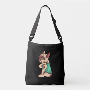 I Love Mum Tattoo Lover Funny French Bulldog Gift Crossbody Bag