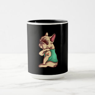 I Love Mum Tattoo Lover Funny French Bulldog Gift Mug