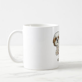 I Love Mum Tattoo Shih Tzu Mum Funny Mother_s Day Coffee Mug