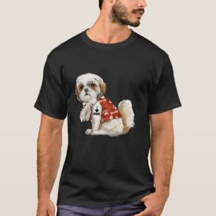 I Love Mum Tattoo Shih Tzu Mum Funny Mother s Day T-Shirt