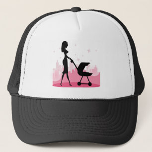 i love mum trucker hat