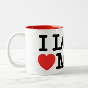 I love mum Two-Tone coffee mug