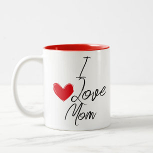 I love mum Two-Tone coffee mug