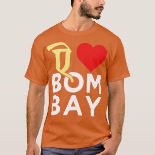 I love Mumbai Bombay Mumbaikar Maharashtra Design T-Shirt