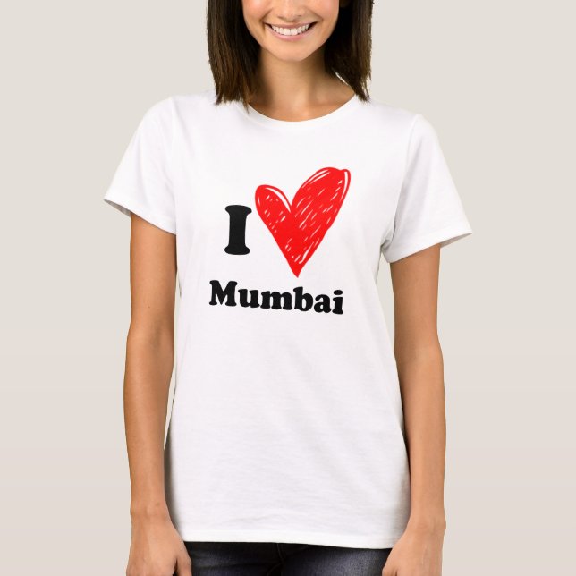 I love Mumbai T-Shirt (Front)