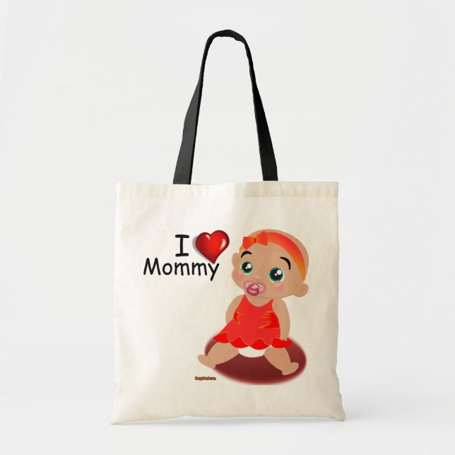 I Love Mummy Baby Girl Bags (Front)