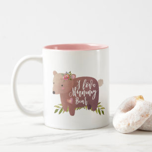 i love mummy cute bear mug mothers day