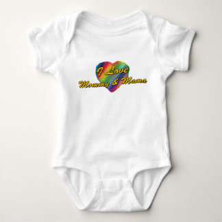 I Love Mummy & Mama Baby Bodysuit