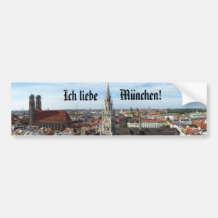 "I love Munich!" Bumper Sticker