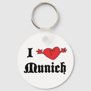 I Love Munich Key Ring