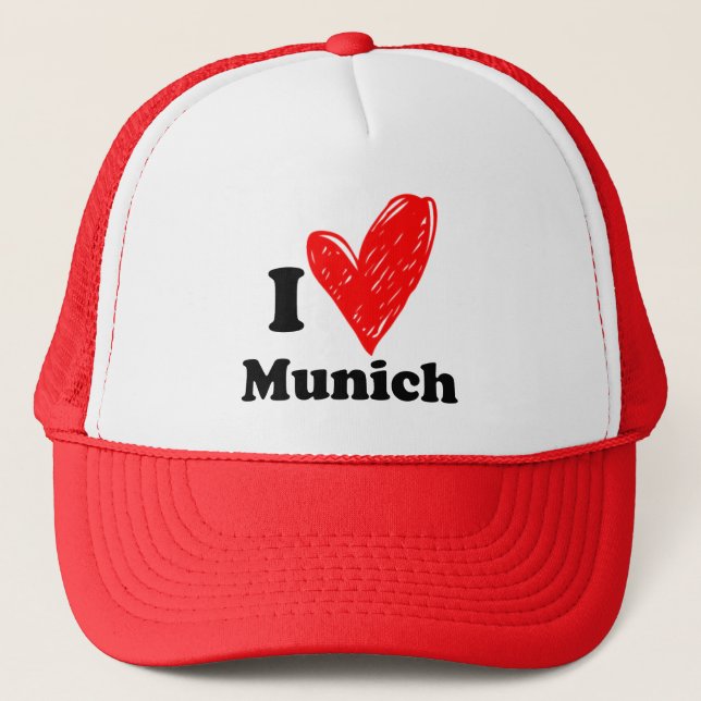 I love Munich Trucker Hat (Front)