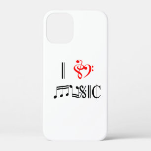 I Love Music iPhone 12 Mini Case