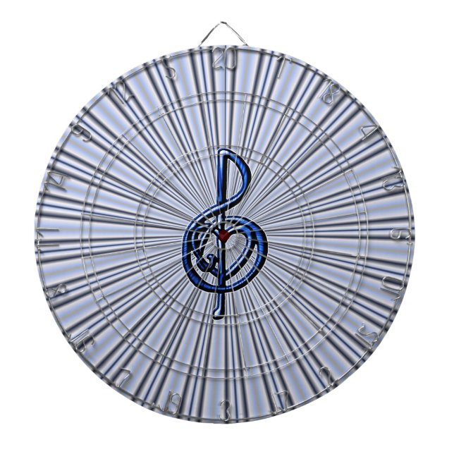I Love Music Dartboard (Front)
